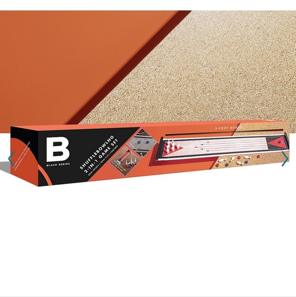 👀50% OFF🎳 NWT‼️ Black Series brand Shuffleboard & Bowling 2-in-1 Game Set - Picture 10 of 16